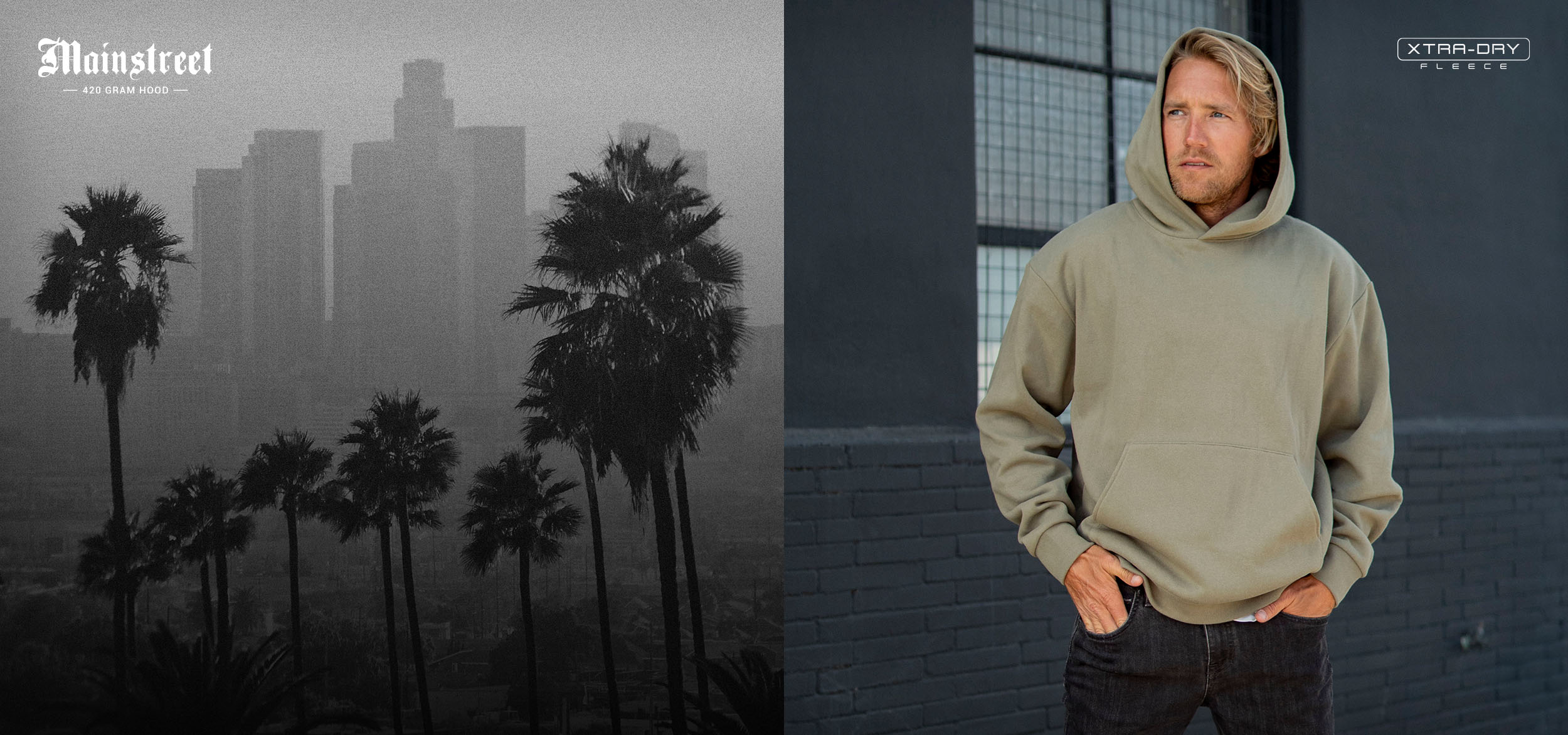 IND420XD MAINSTREET 12.5oz/420gm Heavyweight Pullover Hood homepage banner