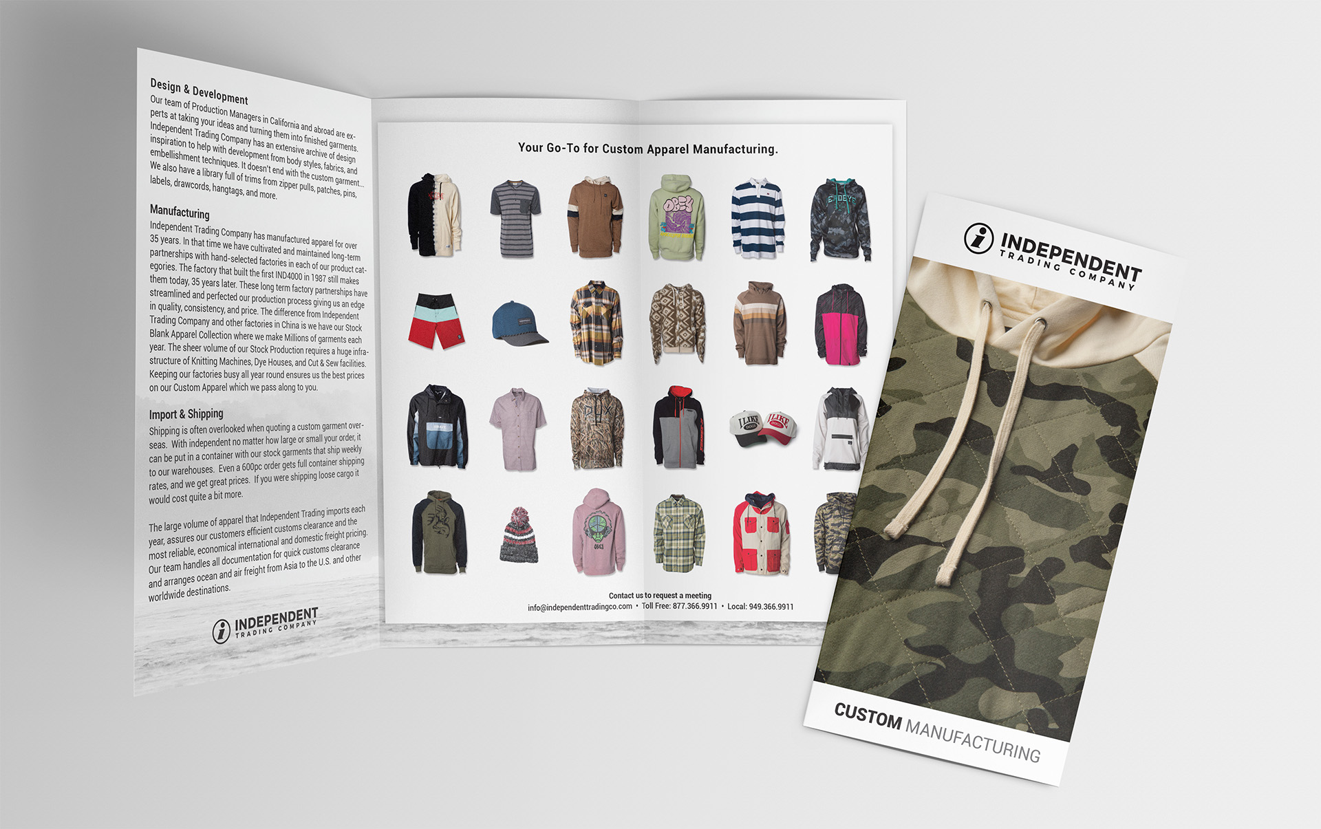 Custom Manufacturing Tri-Fold Brochure