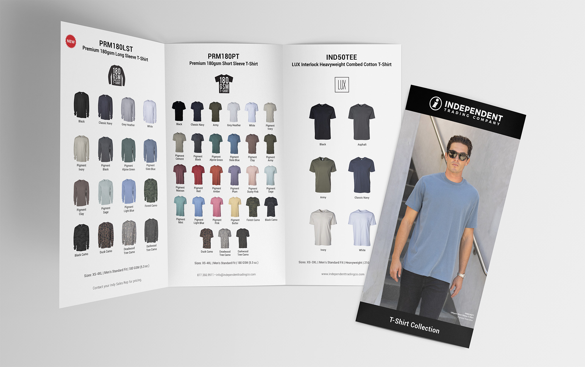 T-Shirt Collection Tri-Fold Brochure