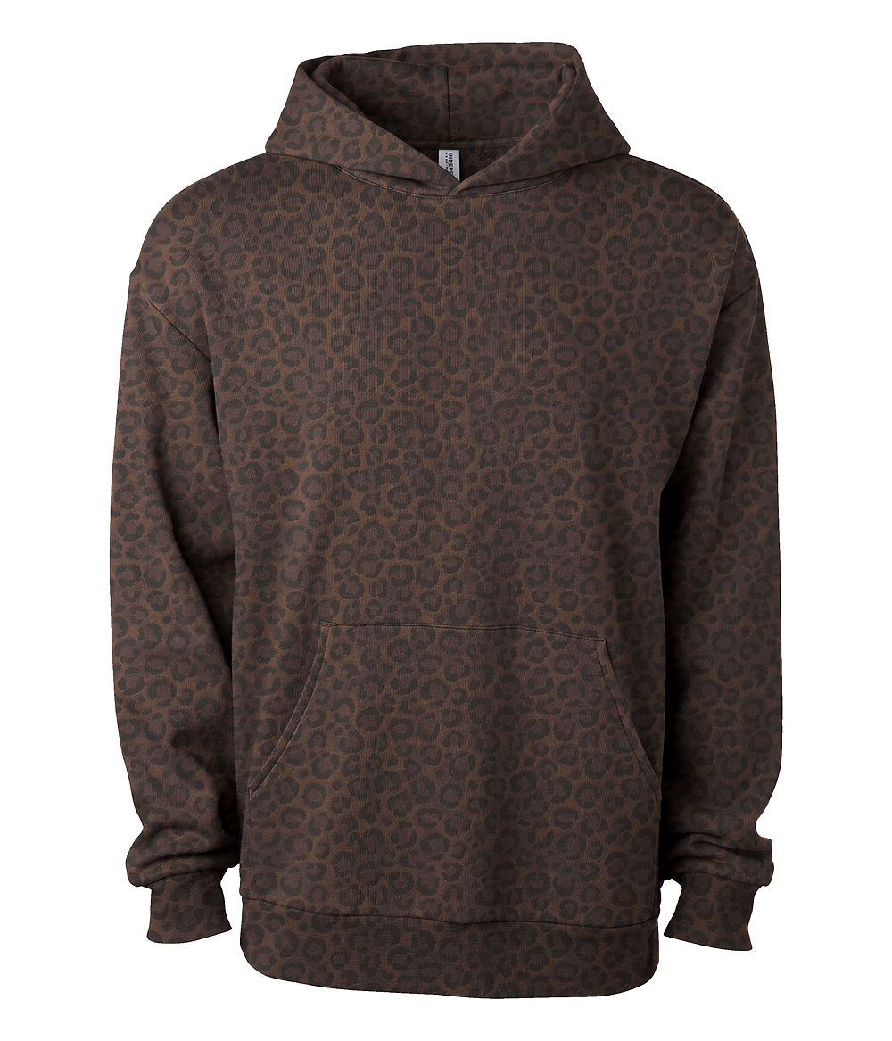 New Color Leopard in IND280SL AVENUE Midweight Pullover Hood