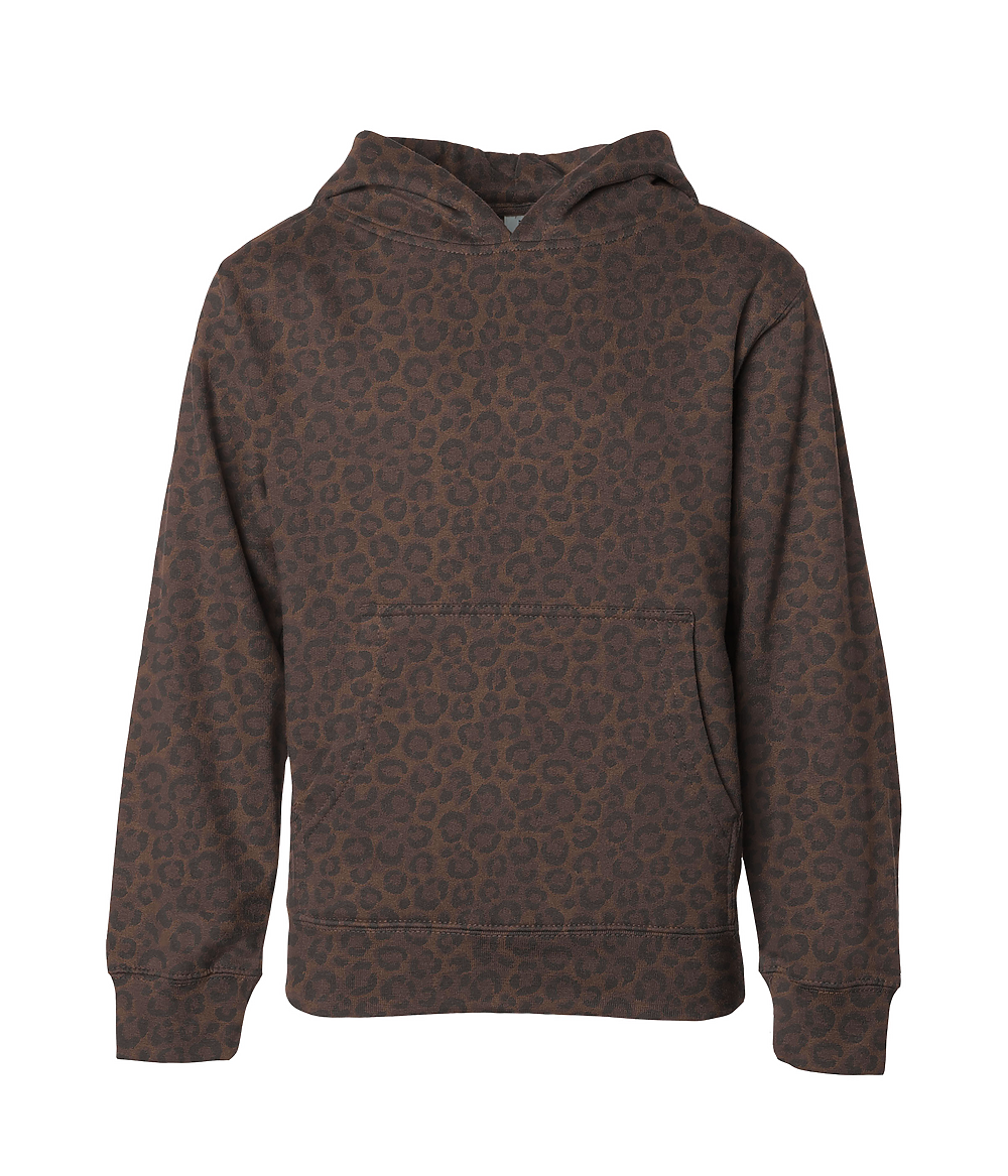 Leopard SS4001Y 8.5oz. Youth Midweight Pullover Hood